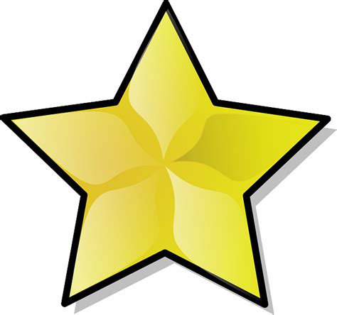 Download Star, Yellow, Shape. Royalty-Free Vector Graphic - Pixabay