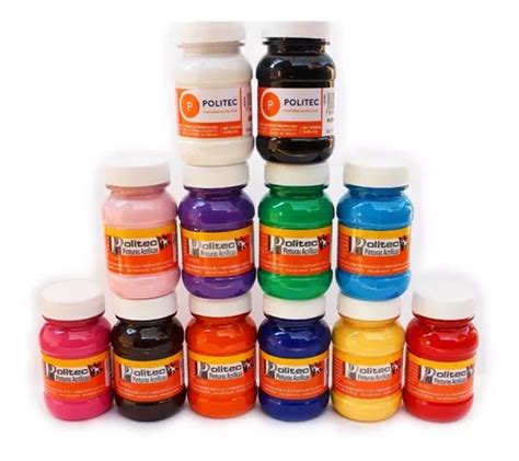 Set Pinturas Politec Piezas Ml Env O Gratis