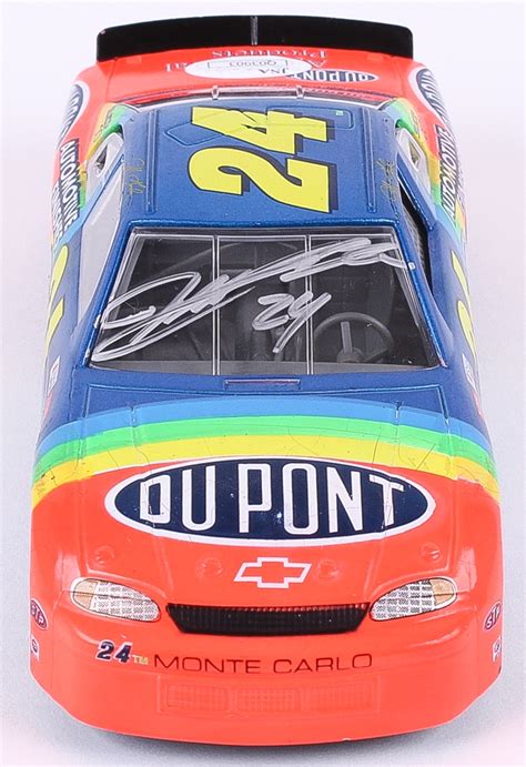 Jeff Gordon Signed 24 Dupont Monte Carlo 124 Racing Champions Die