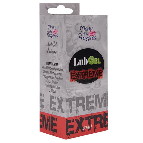 Gel Lubrificante Lub Gel Extreme Hot 30ml Menu Dos Prazeres DOT G DOT G