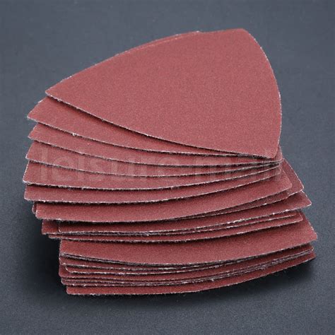 80mm 240 Grit Triangle Sandpaper Sanding Sheet Multitool Abrasive