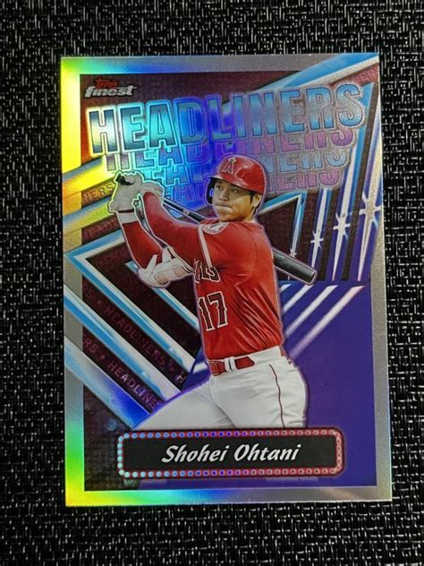 Yahoo オークション 大谷翔平 2023 Topps Finest Headliners Refract