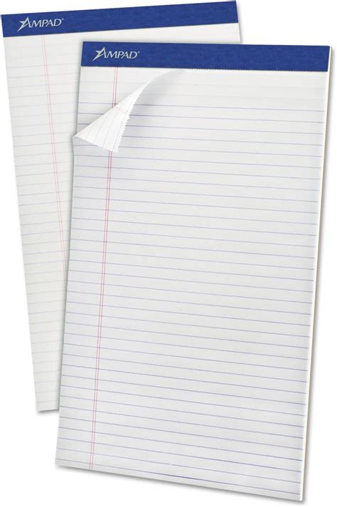 Amazon Ampad Perforated Writing Pad X White