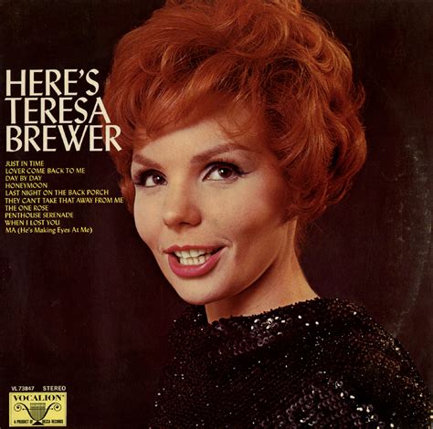 Unearthed In The Atomic Attic: Here's Teresa Brewer