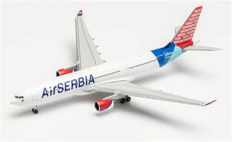 Herpa Wings 535397 Airbus A330 200 Air Serbia Yu Ara Herpa Wings