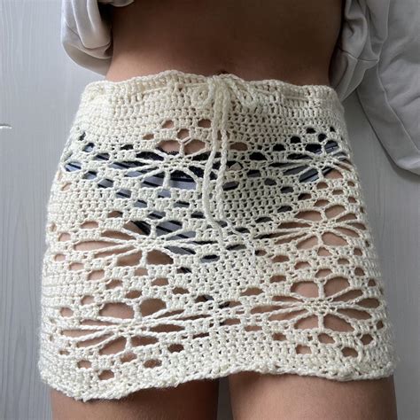 Hand Crochet Bikini Beach Cover Up Perfect For Depop