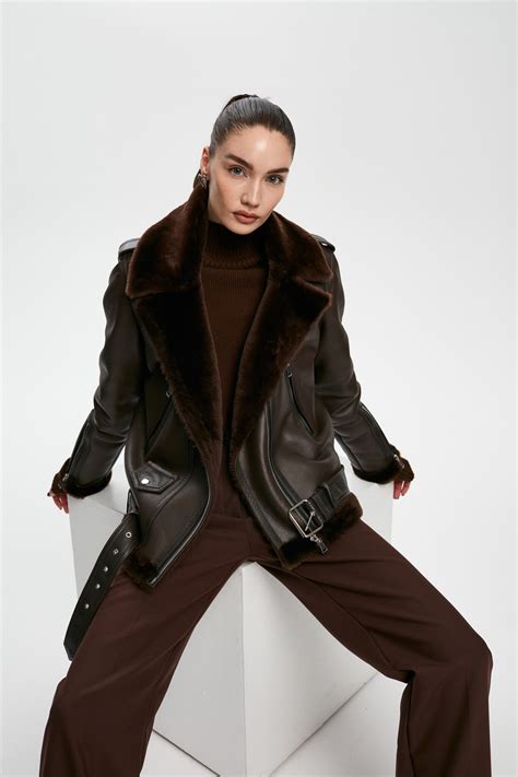 Дубленка шоколадная – купить за 120 000 ₽ | Beribegi