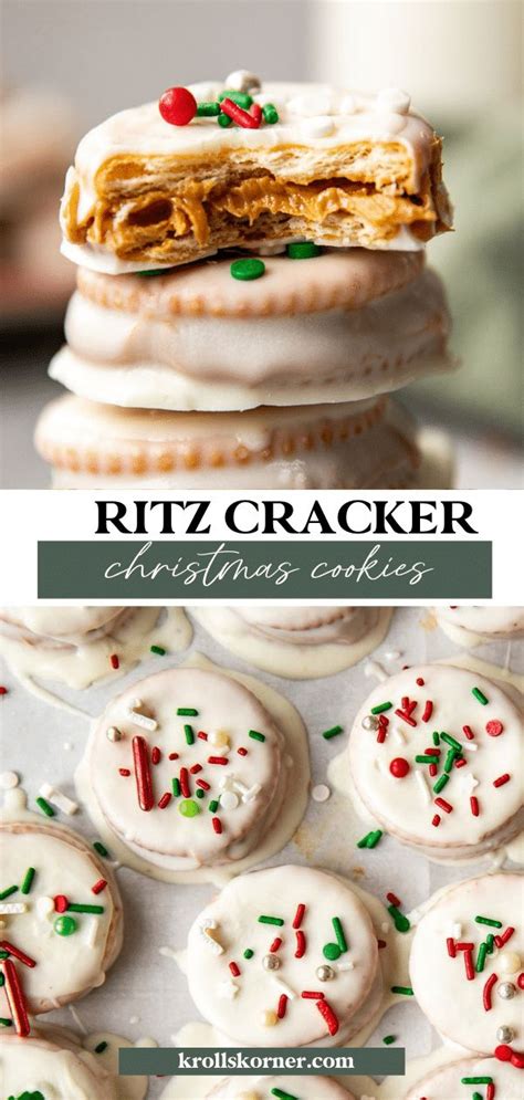 Ritz Cracker Christmas Cookies | Recipe | Ritz cracker recipes, Cookies ...