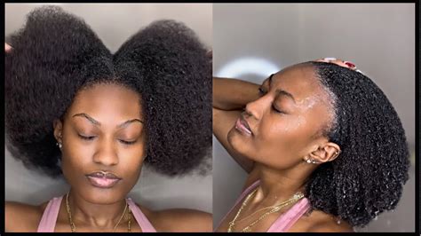 Wash Day Routine 4bc Hair Start To Finish Ft Shea Moisture Youtube