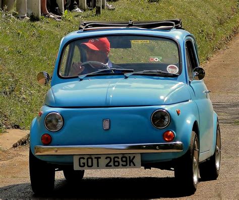 Fiat 500 Seen Doing The Hill Climb At Auto Italia 2011 Charles