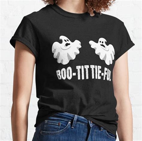 Faboolous Ghost Boobs Funny Boob Ghosts Boo Tittie Ful T Shirts Sold By Greg Meholick Sku