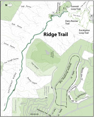 Ridge Trail Map | Parks Department