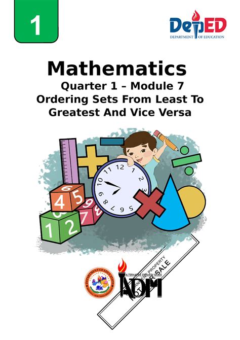 Math Q Mod Ordering Sets From Least To Greatest And Vice Versa Final