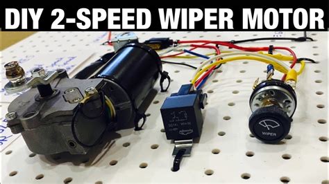 How To Easily Wire A Wiper Motor Cheap 2 Speeds Hotrods And Off Road Wiringrescue Youtube