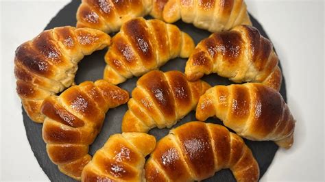 😋esponjosas Croissants De Mantequilla Caseros 🥐 Fluffy Homemade Butter