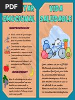Triptico De Vida Saludable Pdf Bienestar
