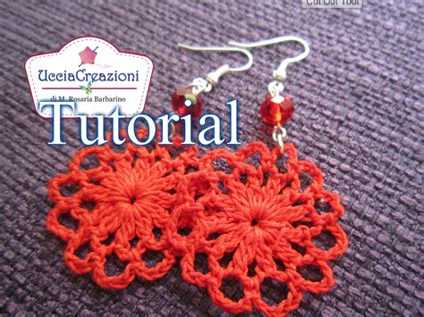 Tutorial 10 Orecchini Facili Alluncinetto Crochet Earrings