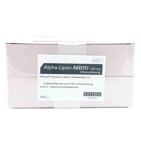 Alpha Lipon Aristo Mg Infusionsl Sung X Ml Online Bei Pharmeo