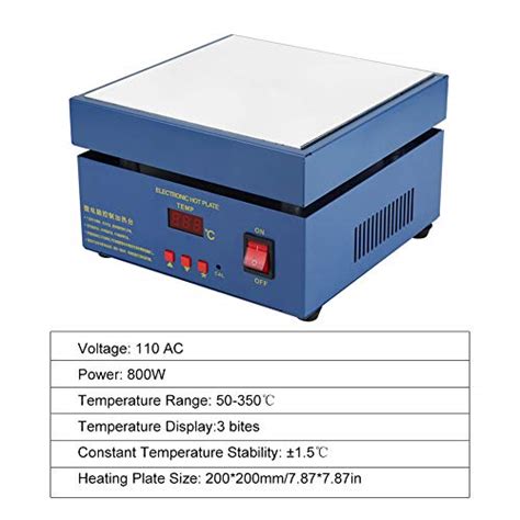 Buy Preheating Station Ac V W X Mm Led Microcomputer Electric Hot Plate Pcb Heating