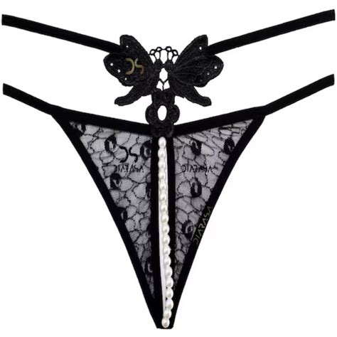 Tanga Con Perlas Negra Nikla Eroteca Sex Shop Online