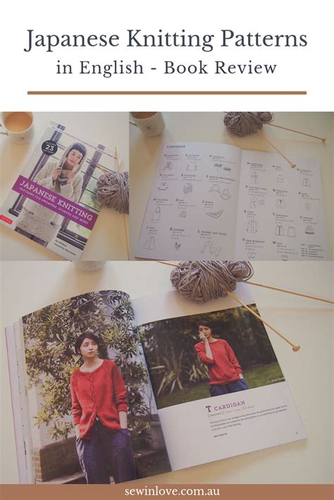 Japanese Knitting Patterns In English Book Review Giveaway Sew In Love