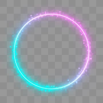 Neon Neon Border Border Neon Effect Frame Neon Frame Circle Neon Circle