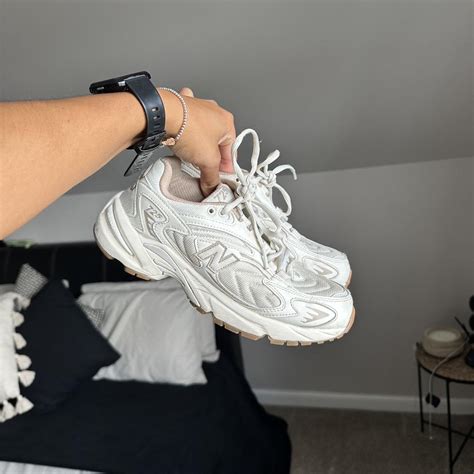 New Balance S In Nude Oatmeal In Perfect Depop