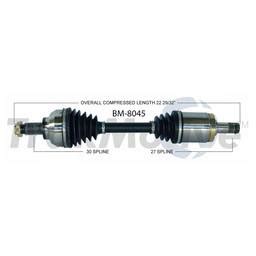 Bmw Cv Axle Shaft Front Driver Side Aftermarket Bm Surtrack Bm