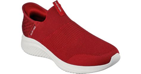 Skechers Slip Ins In Red For Men Lyst