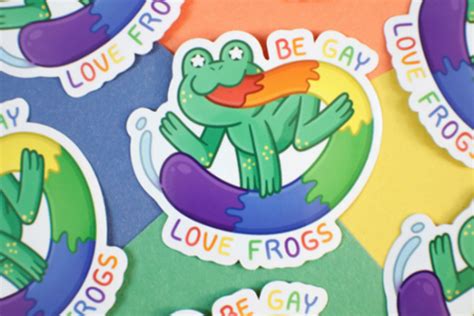Gay Frog Sticker Libearty S Ko Fi Shop Ko Fi Where Creators Get