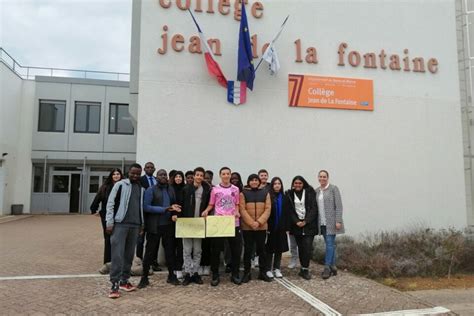 Le Mée sur Seine les élèves du collège Jean de la Fontaine créent