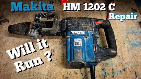 Repairing a 20 year old Makita HM 1202 C hammer that will not run ...