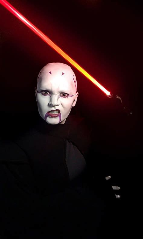 Asajj Ventress Makeup Test Star Wars Makeup