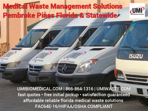 Medical Waste, Pembroke Pines Florida: UMI Offers Affordable Reliable ...