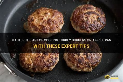 how long to cook a turkey burger in a pan