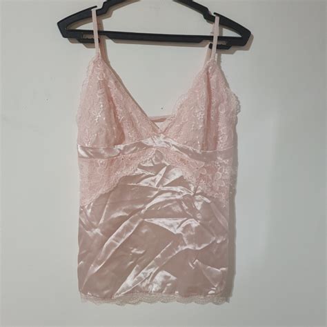 Pink Silk Lingerie Women S Fashion Undergarments Loungewear On Carousell