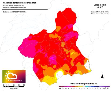 Febrero se despide con ascenso notable de las temperaturas máximas