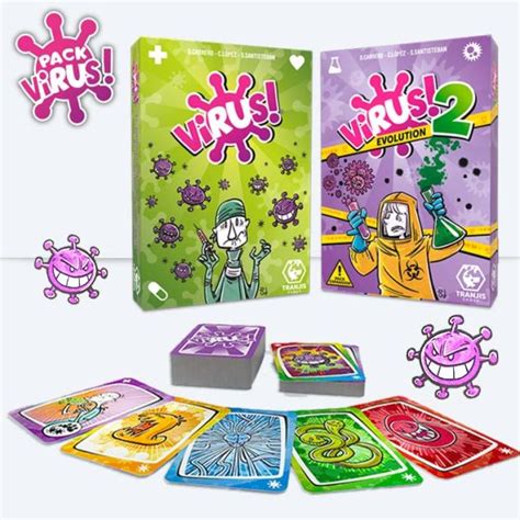 Warmusgames Pack Virus El Juego De Cartas M S Contagioso