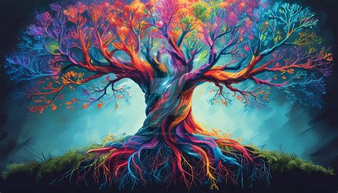 painted tree art  yellowbeeart  deviantart