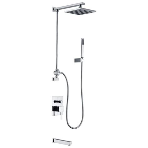 Glacier Bay Modern Single Handle 1 Spray Tub And Shower Faucet In Matte