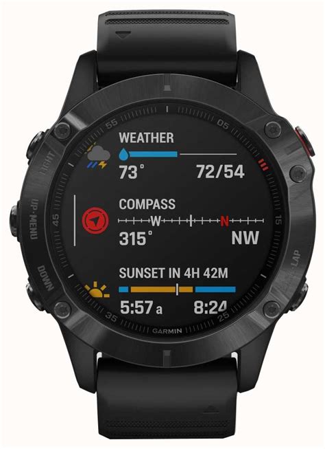 Garmin Fenix 6 Pro Gorilla Glass Smartwatch Multidesporto Pulseira De 010 02158 02 First