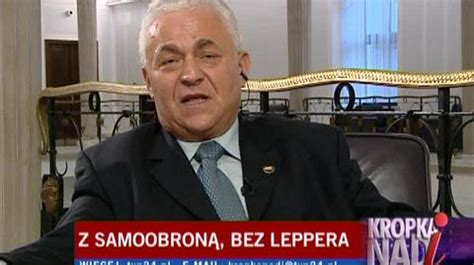 Lepper Stanowisko Wicepremiera Czeka Na Mnie TVN24