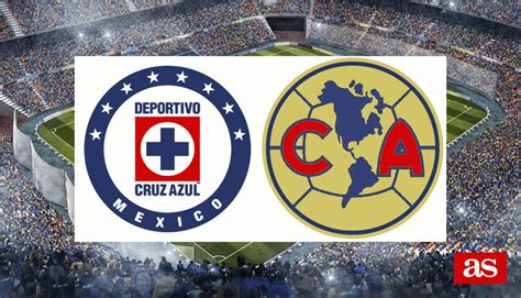 Cruz Azul vs América estadísticas y datos en directo