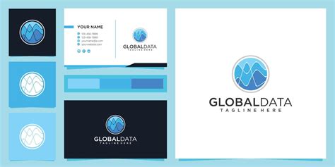 Awesome Global data logo design inspiration 3786134 Vector Art at Vecteezy