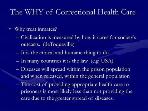 PPT HEALTH CARE IN PRISONS AN INTERNATIONAL CHALLENGE IN PRVEVENTIVE