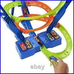 Car Track Set Hot Wheels Toy Car Track Set Spiral Speed Crash Powered By Motorized Booster