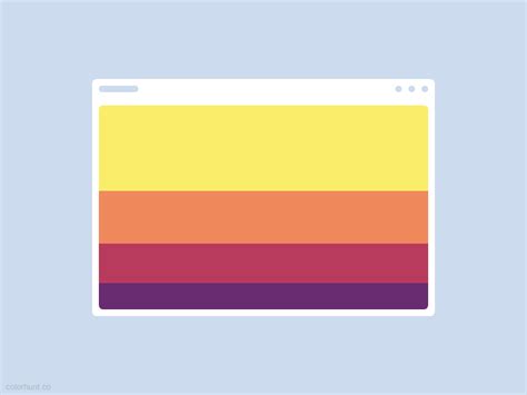 The Color Tab Chrome Extension By Color Hunt Fills Your Screen With