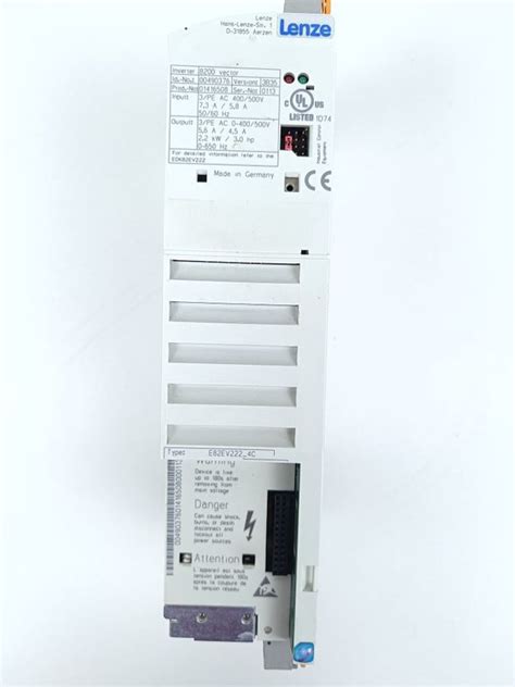 Lenze E82EV222_4C E82EV222K4C 2,2KW 400V TESTED & TOP ZUSTAND | eBay