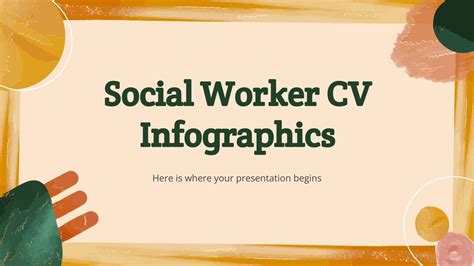 Infographies Pour CV De Travailleur Social Google Slides