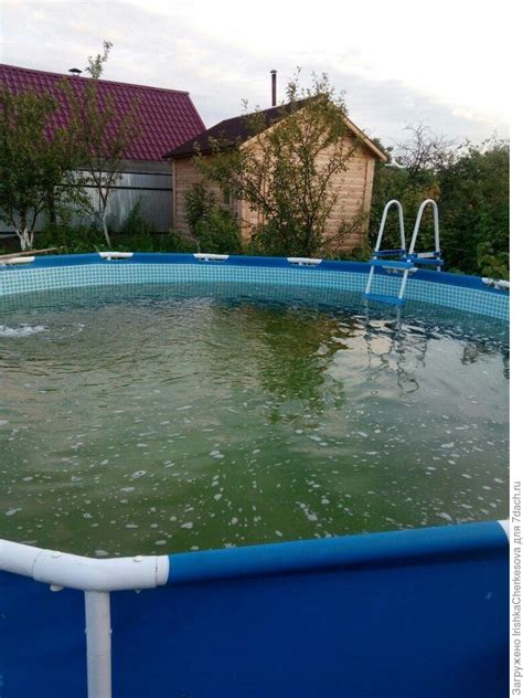 Чистка бассейна без слива воды. Лайфхак